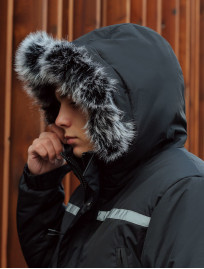 Parka de iarnă Staff se black