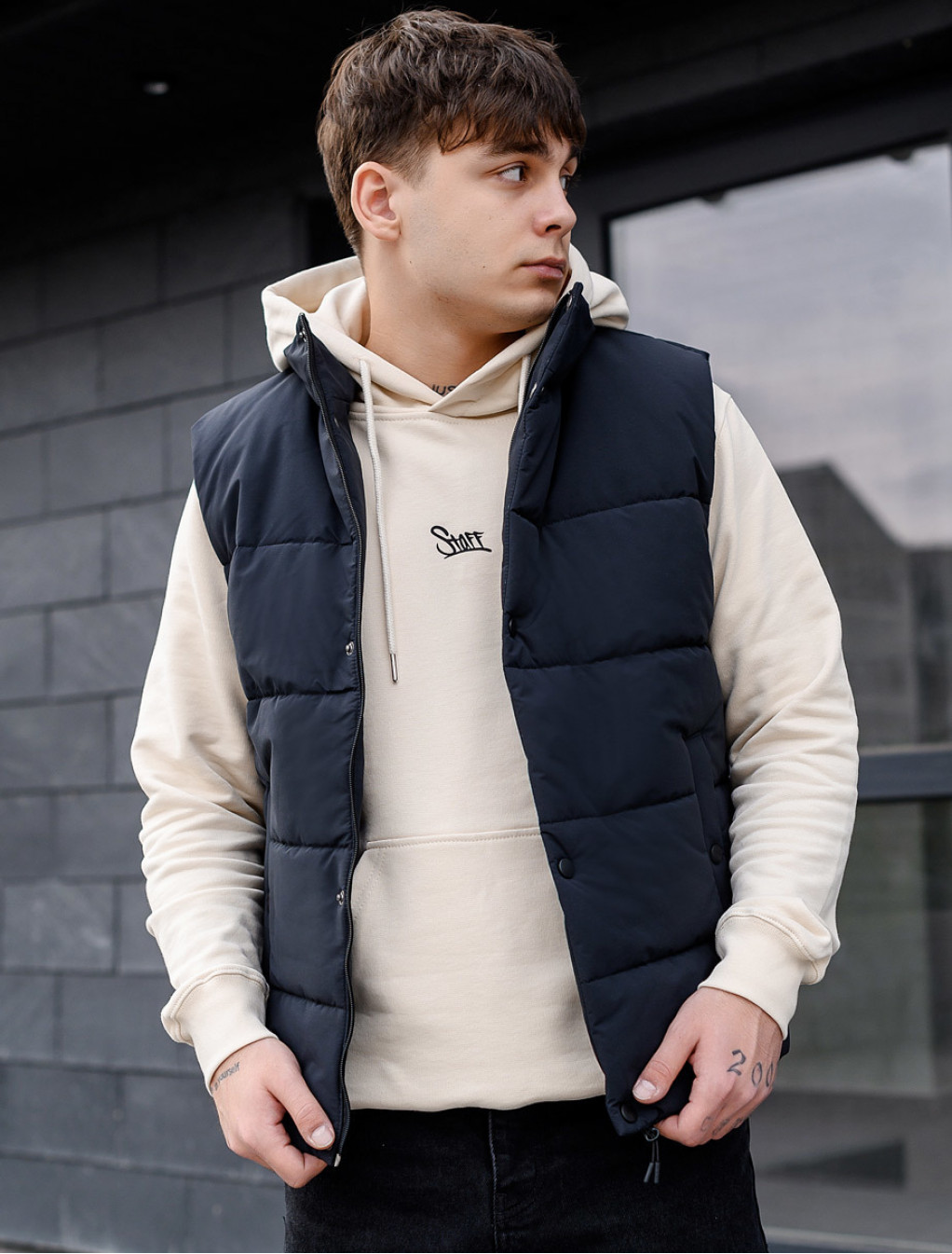 Vestă Staff cli navy black