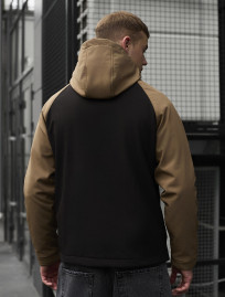 Geacă Staff di light brown & black