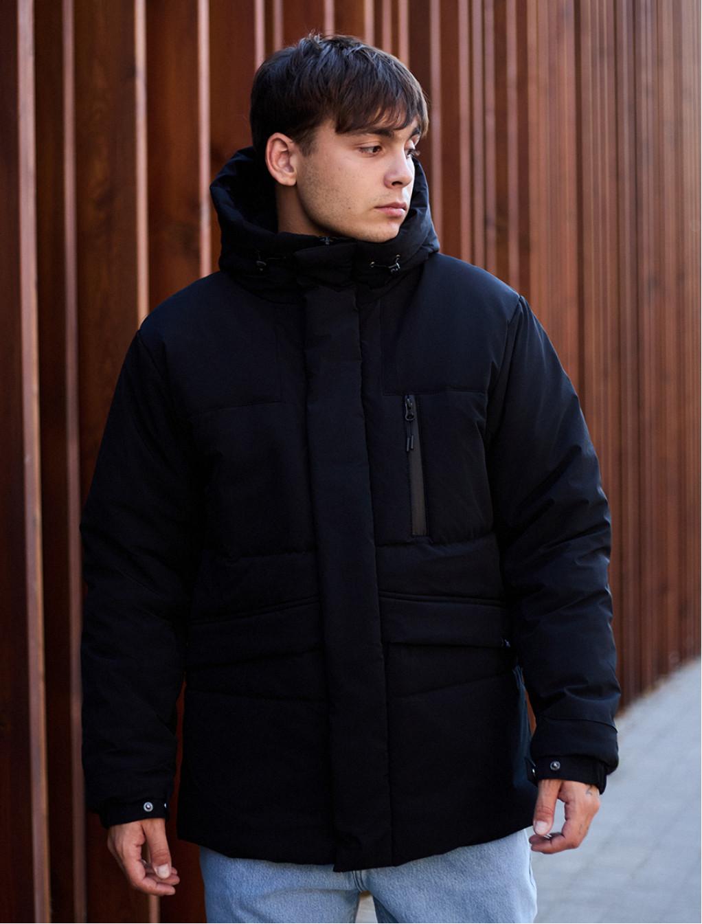 Geacă de iarnă Staff nex black