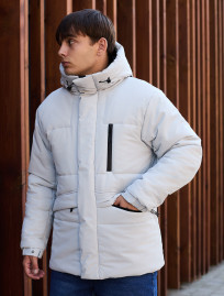 Geacă de iarnă Staff nex light gray