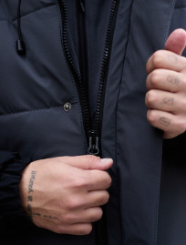 Geacă de iarnă Staff ho black & gray