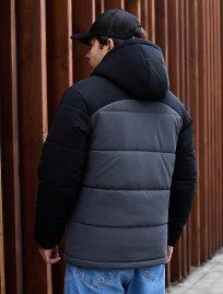 Geacă de iarnă Staff ho black & gray