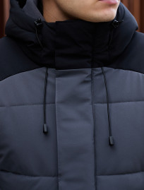 Geacă de iarnă Staff ho black & gray