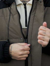 Geacă de iarnă Staff ho black & dark khaki