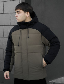 Geacă de iarnă Staff ho black & dark khaki