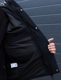 Geacă de iarnă Staff nex black & gray