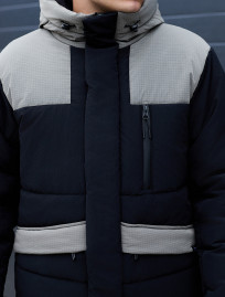 Geacă de iarnă Staff nex black & gray