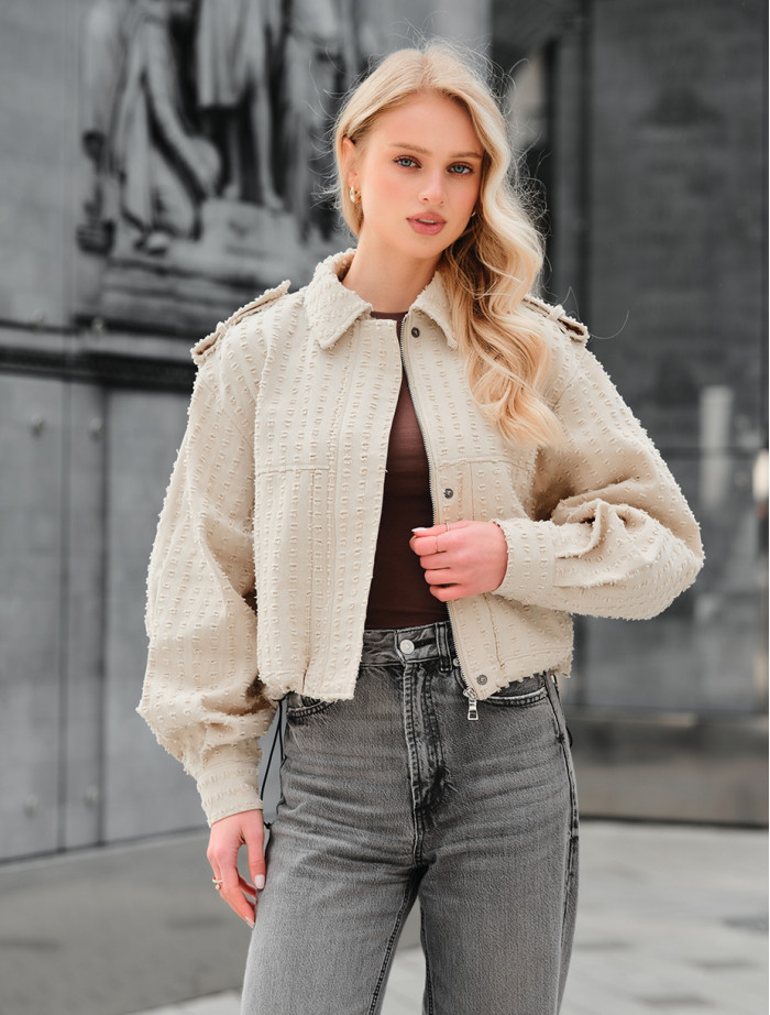  Jachetă de vânt de damă Staff fre milk