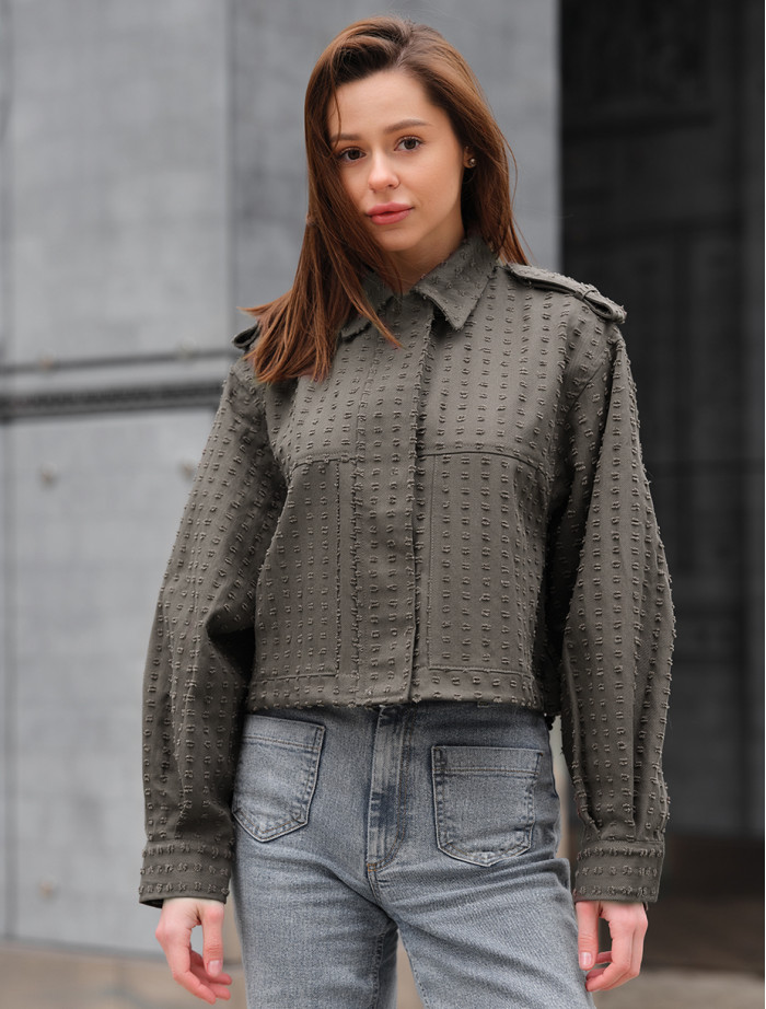 Jachetă de vânt de damă Staff fre gray