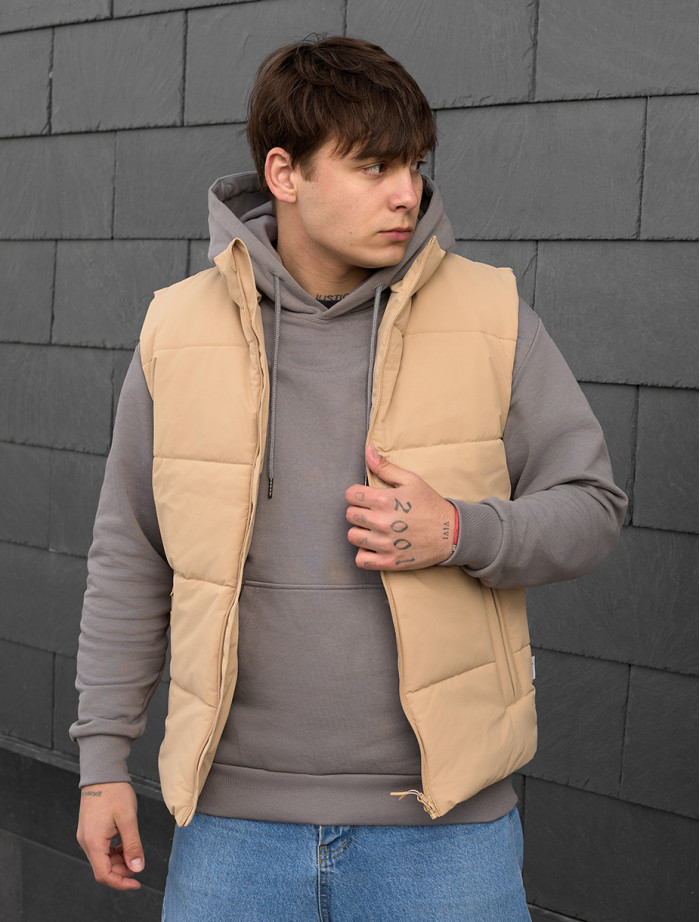 Vestă Staff zokl beige