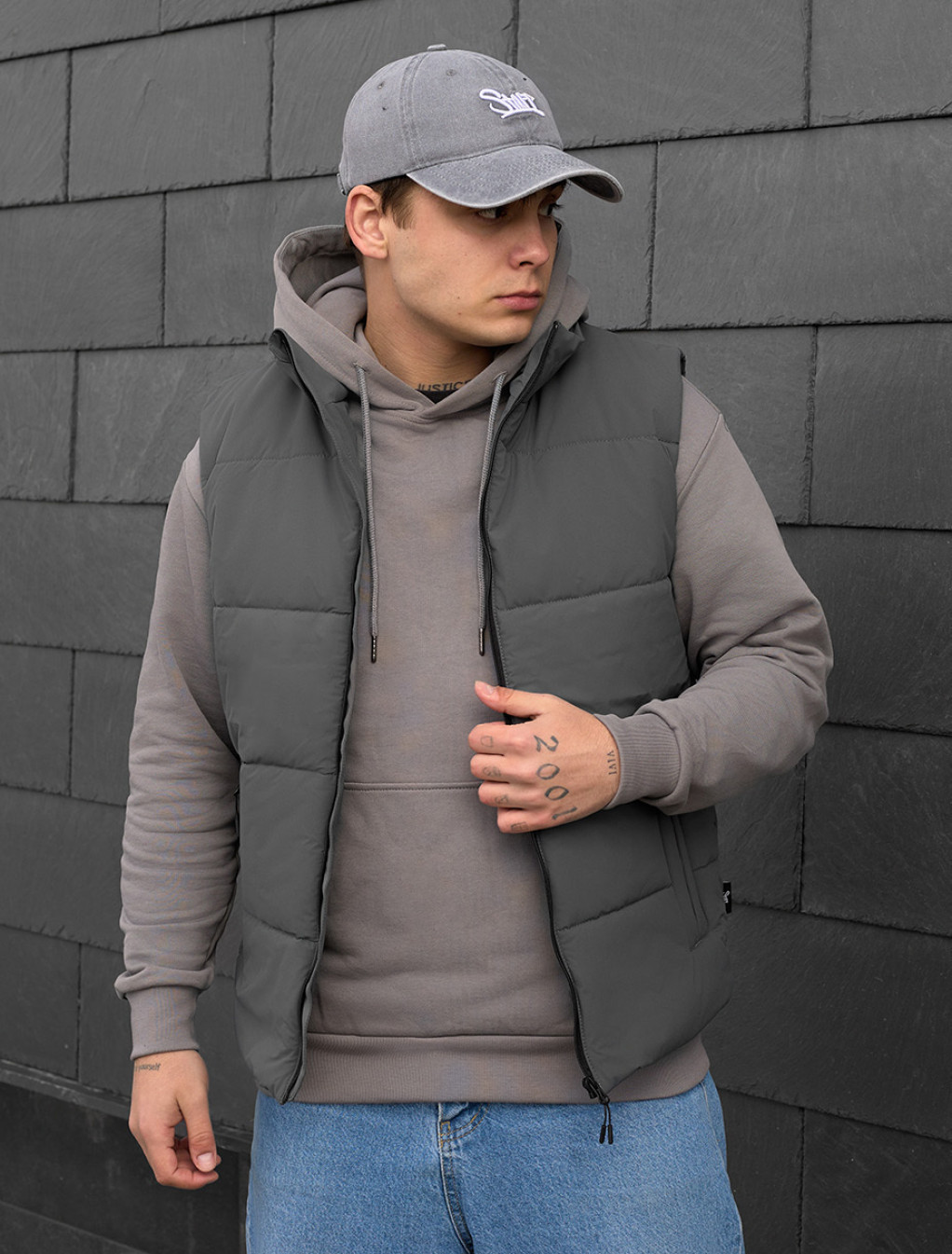 Vestă Staff zokl gray