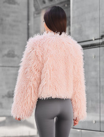 Blană de damă Staff ro peach