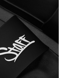 Papuci Staff black logo2