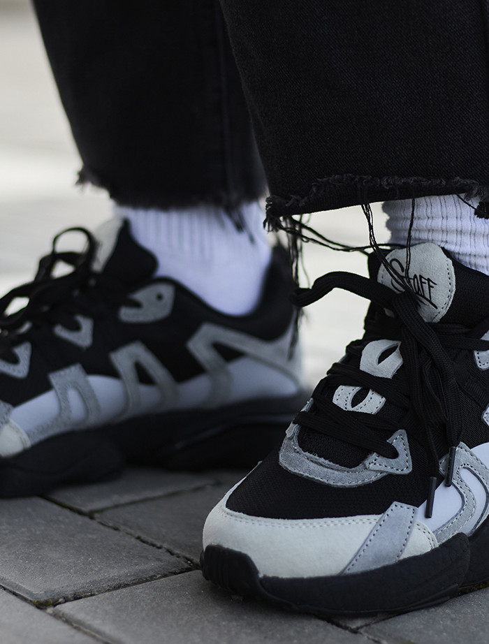 Adidași Staff gray & black