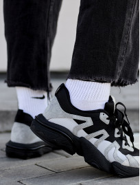 Adidași Staff gray & black