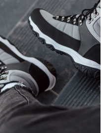 Buty zimowe Staff gray & black