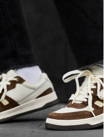 Adidași Staff white & brown