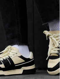 Adidași Staff beige & black