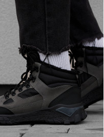 Adidași de iarnă Staff black & gray