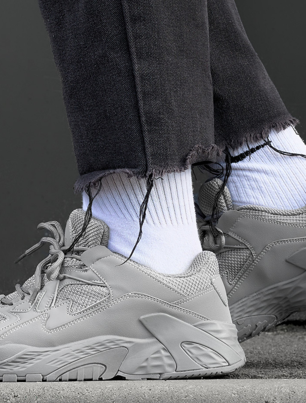 Adidași Staff gray reflective