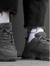 Adidași Staff all dark gray