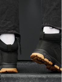 Adidași de iarnă Staff black (хутро)