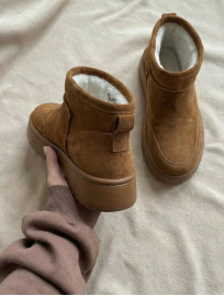 Cizme de damă Staff light brown (хутро)