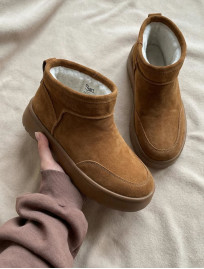 Cizme de damă Staff light brown (хутро)