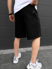 Pantaloni scurți tricotați Staff nes black logo