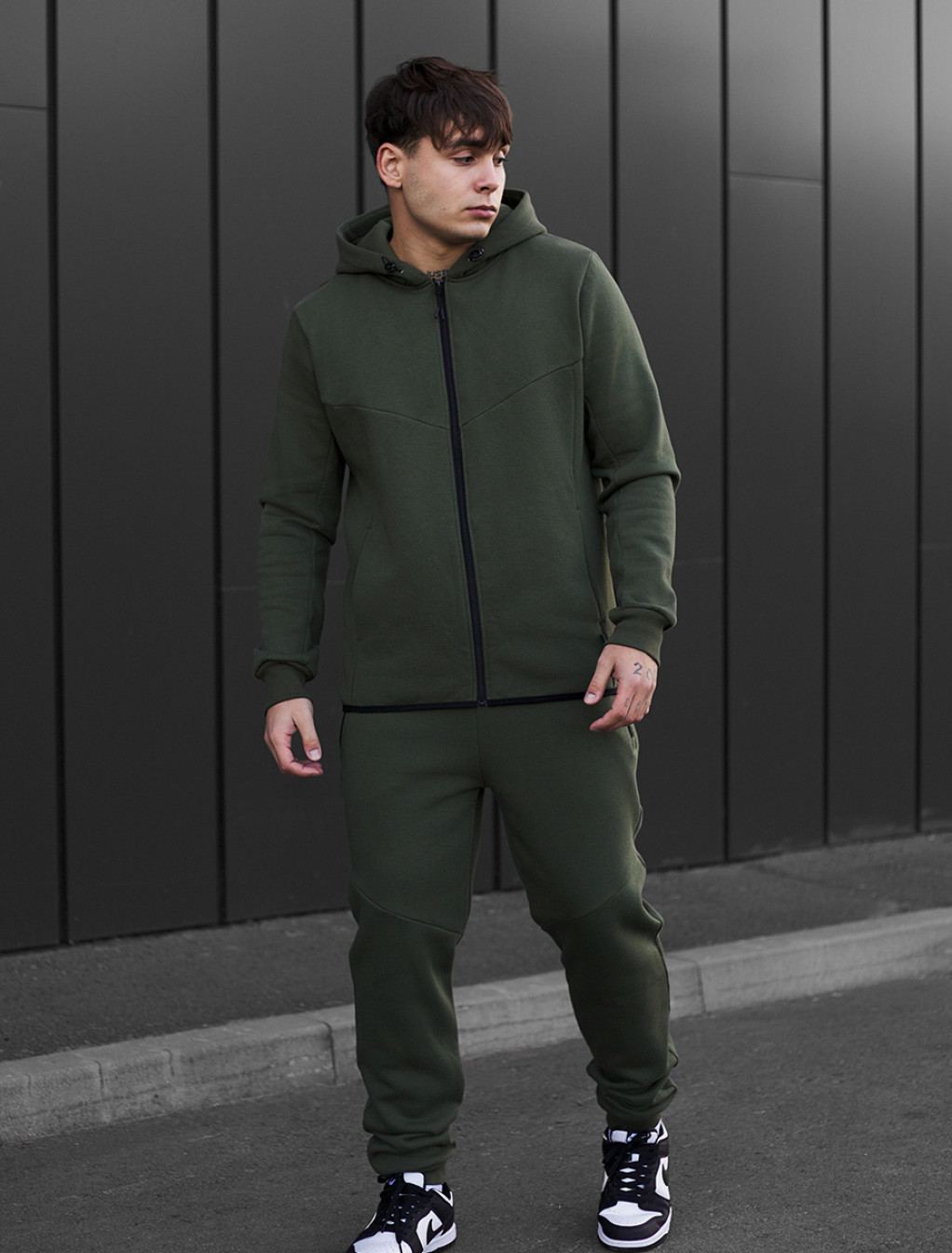 Costum de trening Staff ni khaki fleece