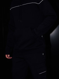 Costum de trening Staff col navy cargo cant fleece