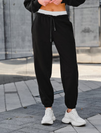 Pantaloni de trening de damă Staff lar black fleece