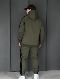 Costum de trening Staff lo khaki & black fleece