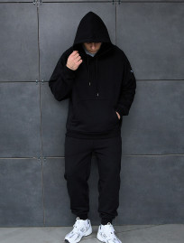 Costum de trening Staff es black oversize