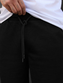 Pantaloni scurți tricotați Staff nes black