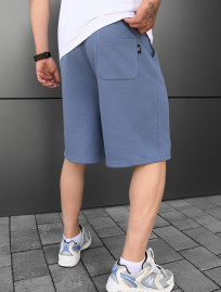 Pantaloni scurți tricotați Staff nes blue