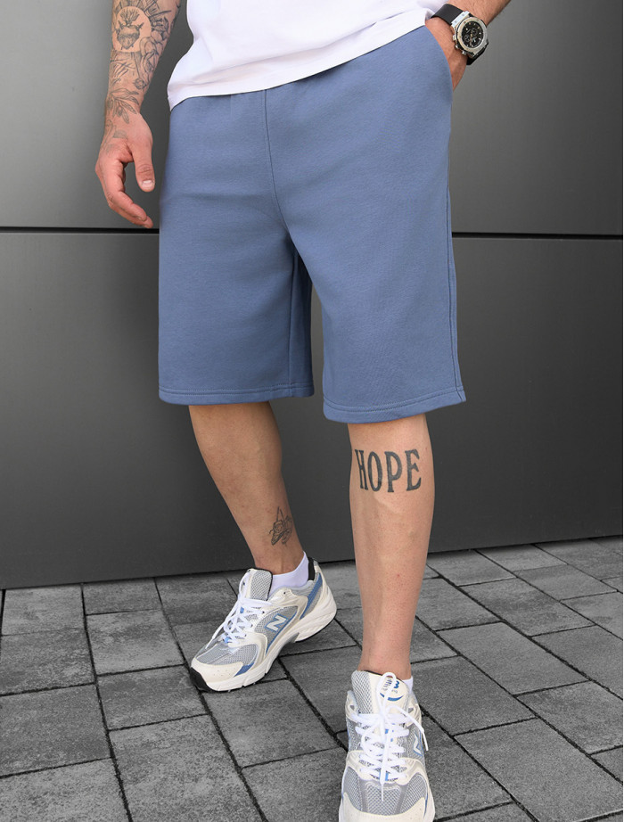 Pantaloni scurți tricotați Staff nes blue