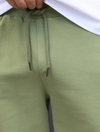 Pantaloni scurți tricotați Staff green logo