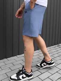 Pantaloni scurți tricotați Staff blue logo