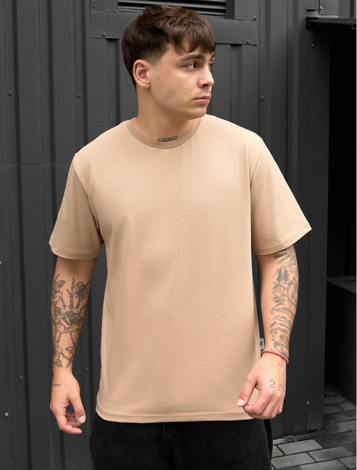 Tricou Staff beige