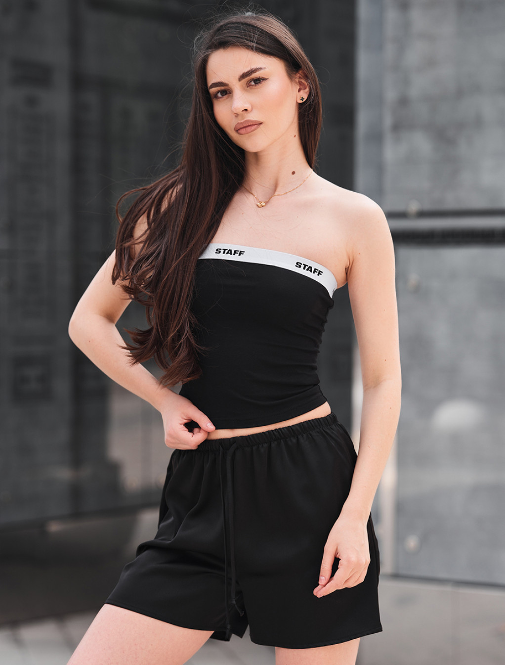 Top de damă Staff kim black
