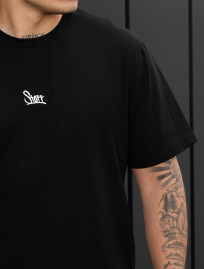 Tricou Staff black logo reflective