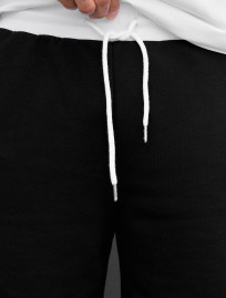 Pantaloni scurți tricotați Staff ry black