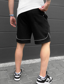 Pantaloni scurți tricotați Staff ry black