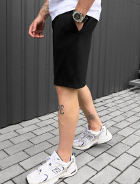Pantaloni scurți tricotați Staff dv black