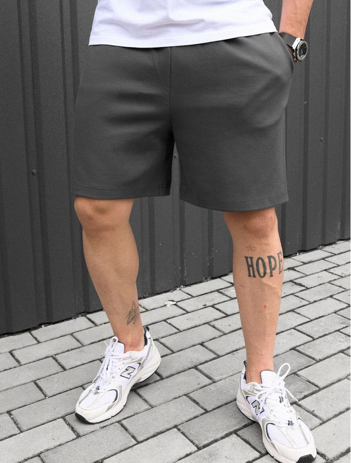 Pantaloni scurți tricotați Staff dv gray