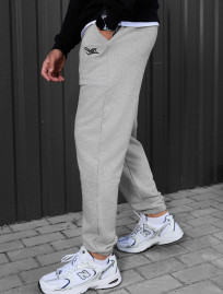 Pantaloni de trening Staff logo gray melange