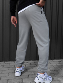 Pantaloni de trening Staff logo light gray