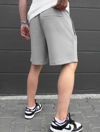 Pantaloni scurți tricotați Staff an light gray